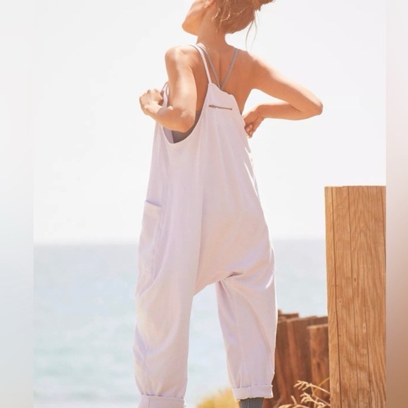 Free People Movement Hot Shot Onesie Lavender - Picture 2 of 5